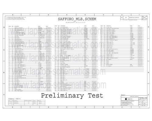 APPLE MACBOOK PRO 15 TOUCH BAR 2019 SAFFORO 820-01814 051-02888 REV1.0.0 SCHEMATIC